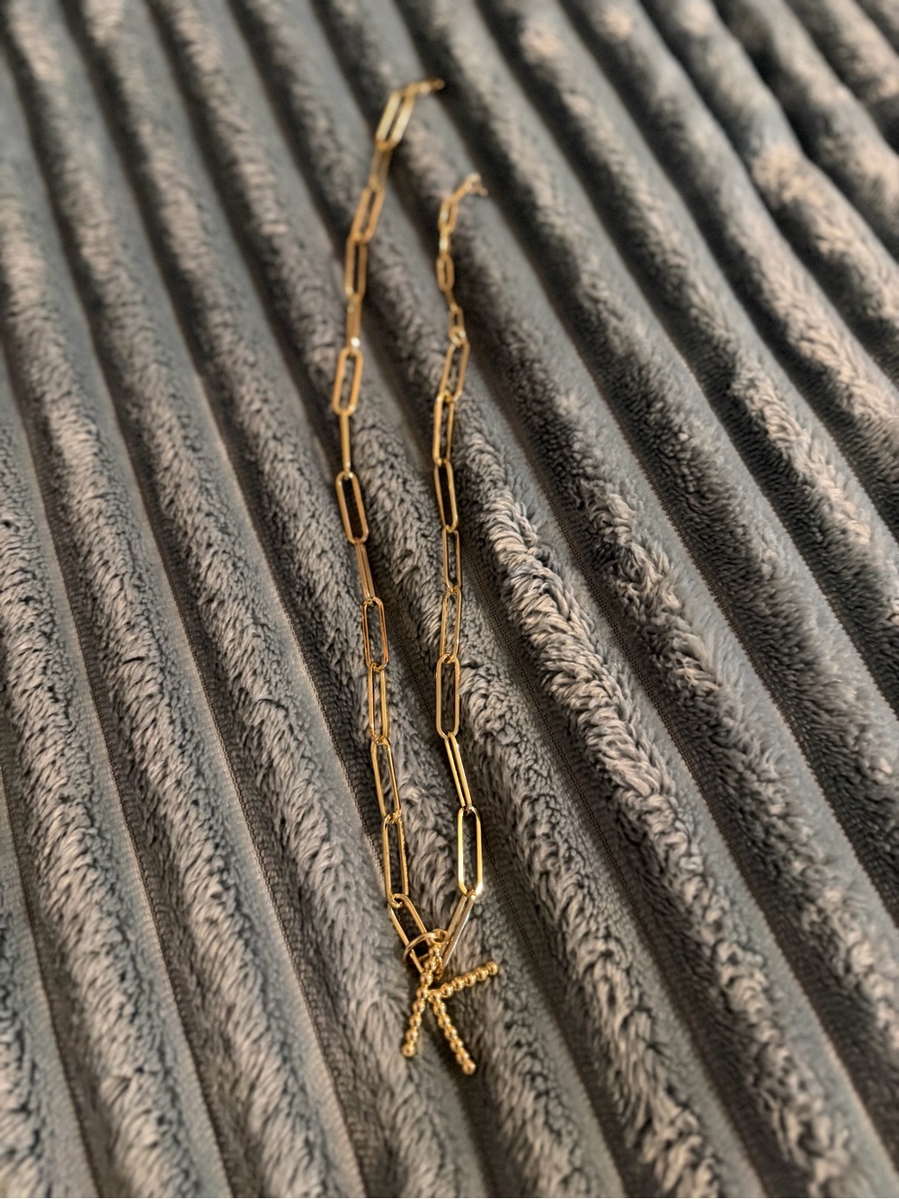 Gold Paperclip Chain Necklace with Star Charm - Women Jewelry